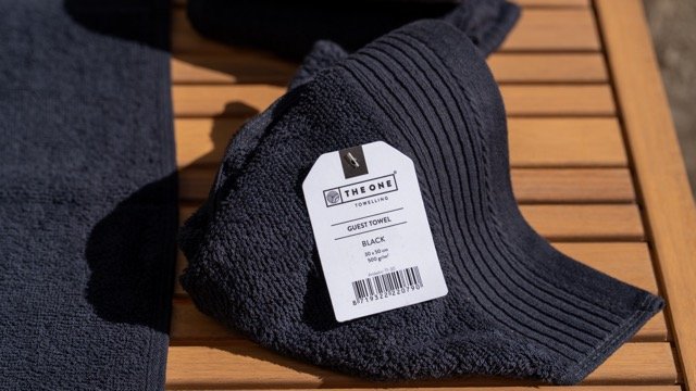 Luxe gastendoekje met geborduurde tekst